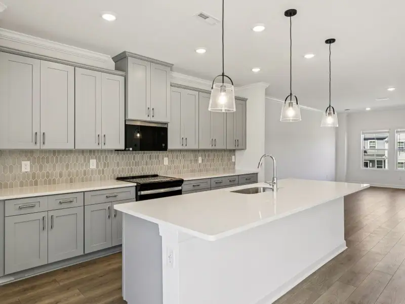 Furnished interior view inside a new home in Meadows at Wilson Farms - The Heights Series, Fort Mill (Image 3).