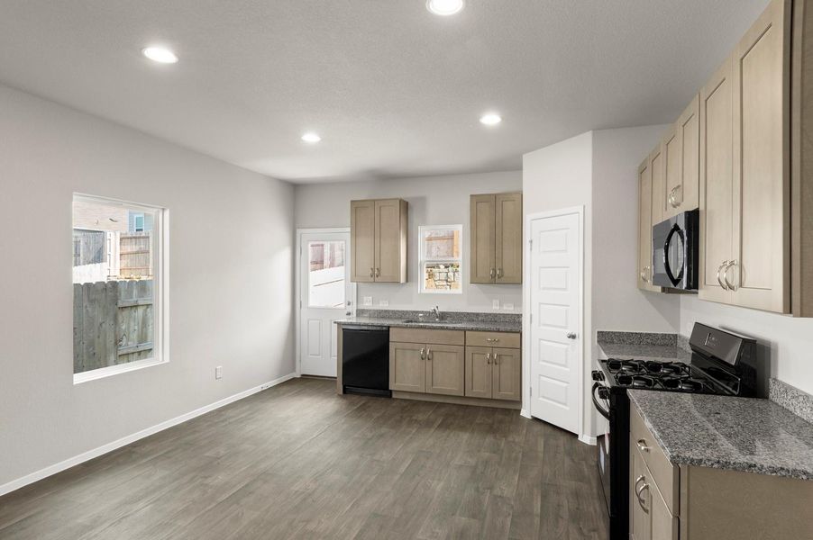 Furnished interior view inside a new home in Cloverleaf, Austin (Image 6).