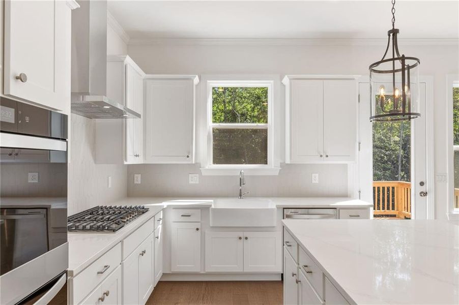 Furnished interior view inside a new home in Chattahoochee Reserve, Cumming (Image 7).