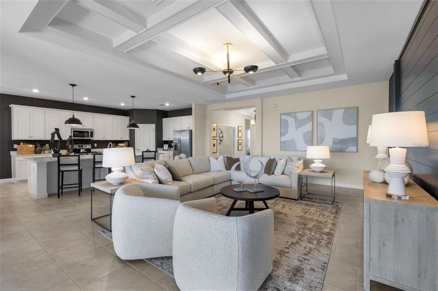 Furnished interior view inside a new home in Rye Ranch, Parrish (Image 7).