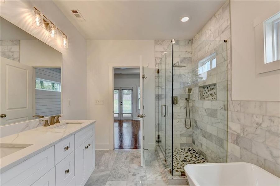 Furnished interior view inside a new home in , Decatur (Image 3).