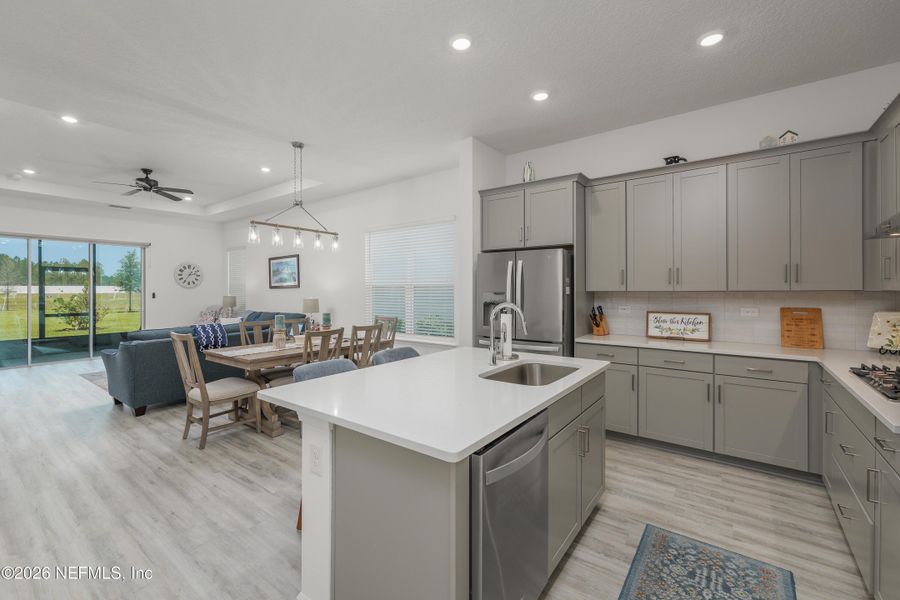 Furnished interior view inside a new home in , St. Augustine (Image 11).