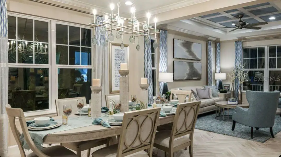 Furnished interior view inside a new home in Timber Ridge, Plant City (Image 7).