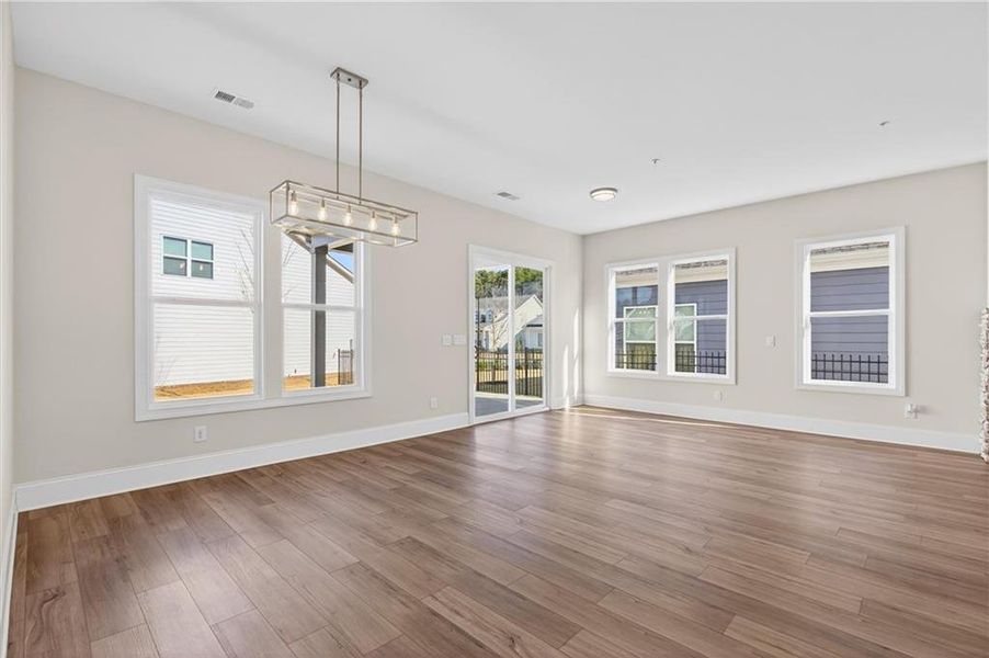 Spacious, unfurnished interior of a new home in The Reserve at Bells Ferry, Kennesaw (Image 26).