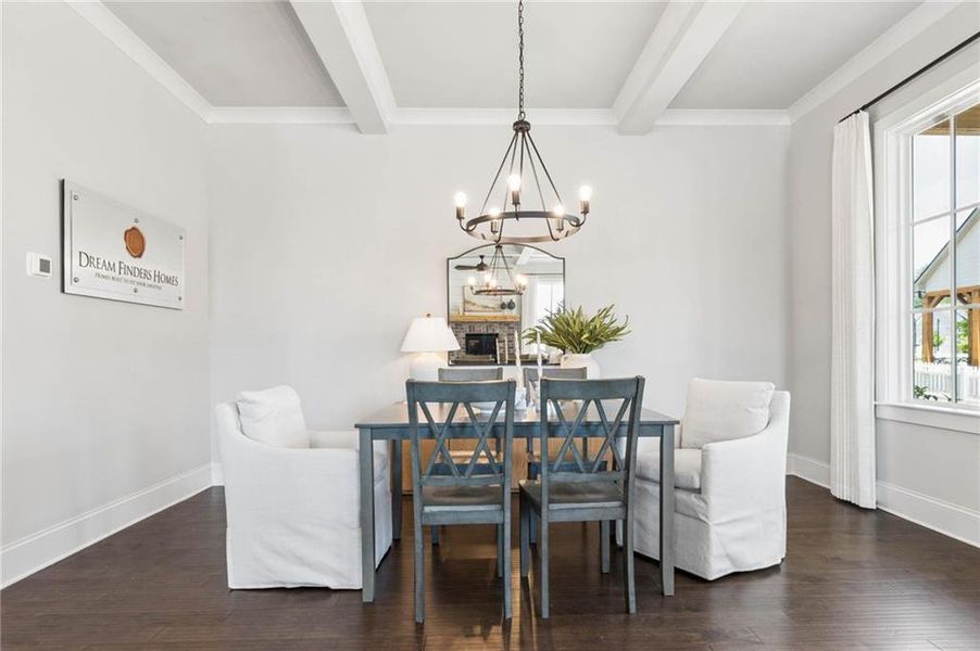Furnished interior view inside a new home in Trove, Watkinsville (Image 13).