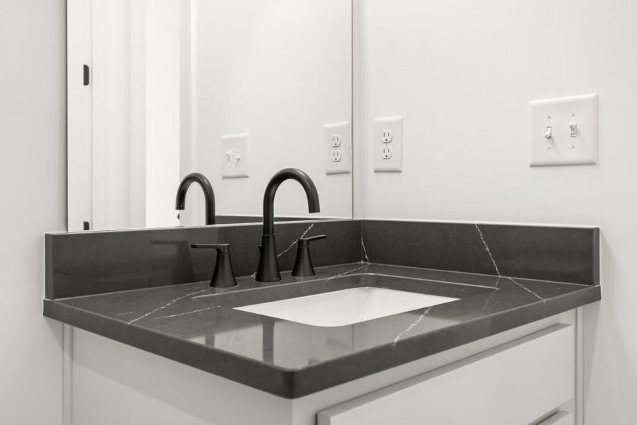 Close-up of interior finishes inside a home in East Harbor II at Chestatee, Dawsonville (Image 19).