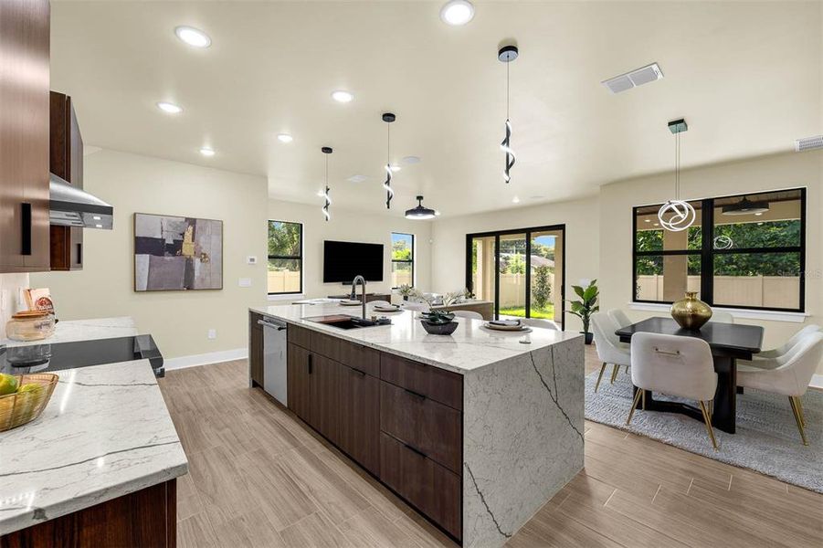 Furnished interior view inside a new home in , Orlando (Image 48).