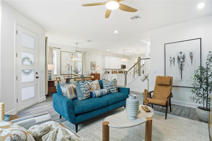 Furnished interior view inside a new home in , Eustis (Image 5).