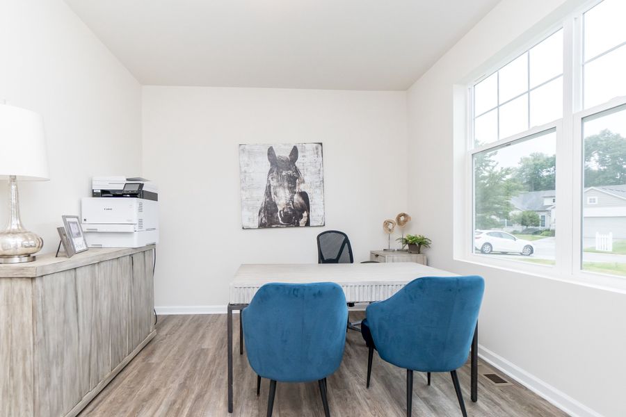 Furnished interior view inside a new home in Mystic Ridge, Whitmore Lake (Image 48).