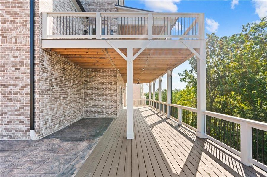 Front exterior of a new home in , Suwanee, GA, highlighting curb appeal (Image 26).