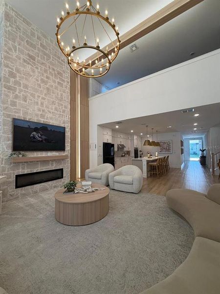 Furnished interior view inside a new home in , Winter Garden (Image 4).