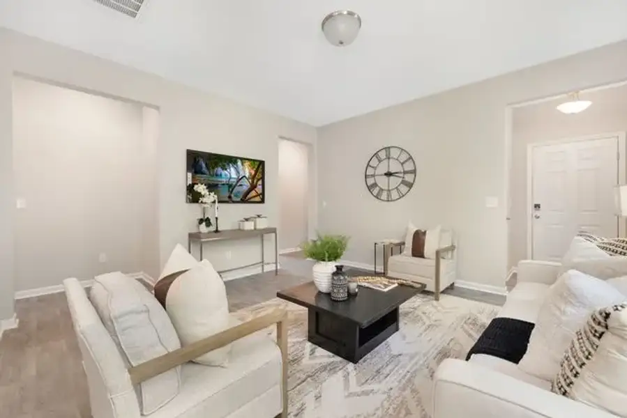 Representative furnished interior of a home built from the Canterbury by True Homes in The Retreat at Reedy Fork Ranch, Greensboro (Image 17).