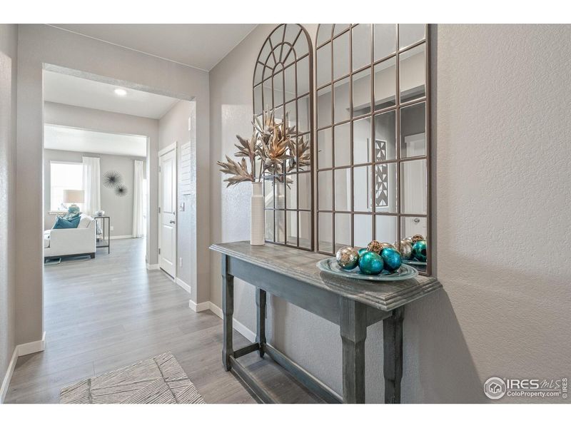 Furnished interior view inside a new home in Fossil Creek Ranch, Windsor (Image 24).