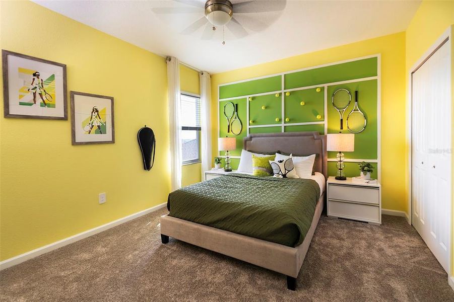 Furnished interior view inside a new home in , Clermont (Image 19).