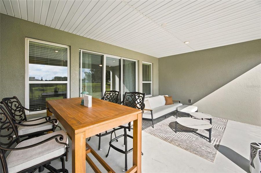 Exterior details and patio area of a home in Ocala Preserve, Ocala (Image 3).