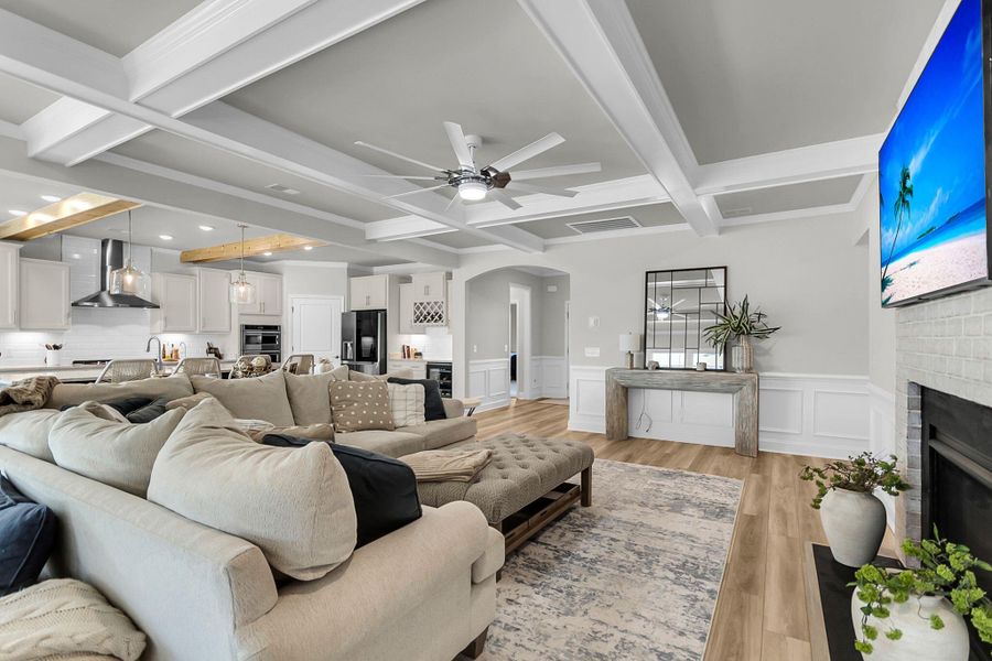Furnished interior view inside a new home in Sea Island Preserve, Johns Island (Image 8).