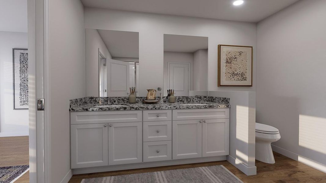 Furnished interior view inside a new home in The Cove at Mallard Crossing, Summerville (Image 6). Furnished interior view inside a new home in The Cove at Mallard Crossing, Summerville (Image 6).