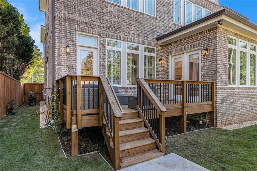 Exterior details and patio area of a home in , Brookhaven (Image 31). Exterior details and patio area of a home in , Brookhaven (Image 31).