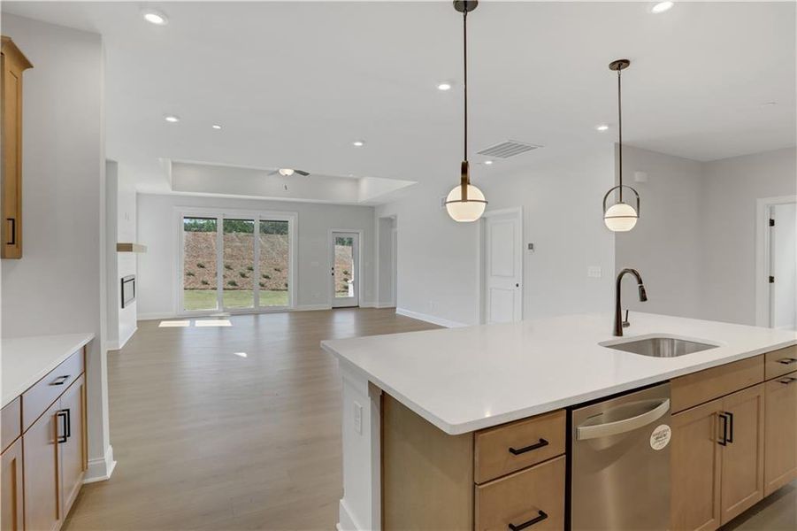 Furnished interior view inside a new home in Gatherings® at GreenHouse, Marietta (Image 9).