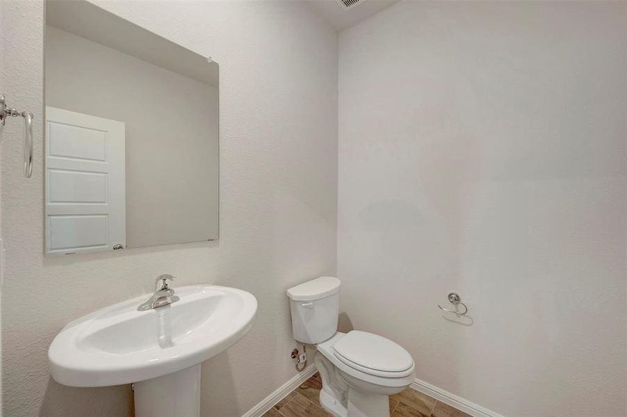 Furnished interior view inside a new home in The Preserve, Justin (Image 5).