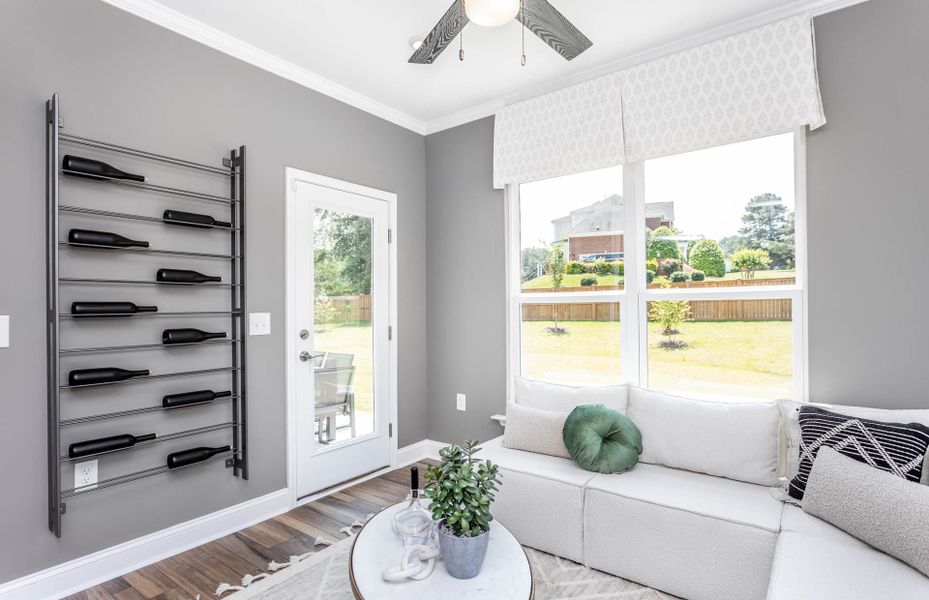Furnished interior view inside a new home in Browning Stables, Wendell (Image 25).