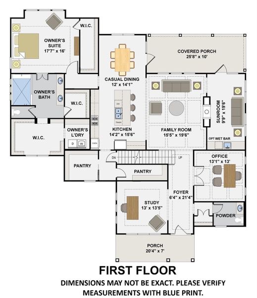 2D floor plan layout of this home in , Denver, NC (Image 4).