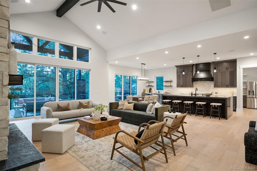 Furnished interior view inside a new home in , Castle Rock (Image 15).