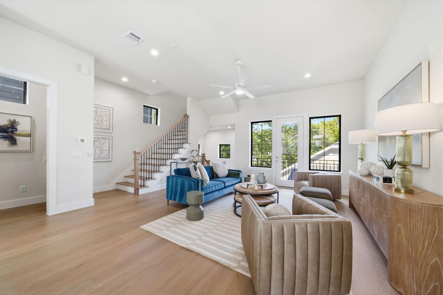 Furnished interior view inside a new home in Spring Valley Creek, Houston (Image 34).