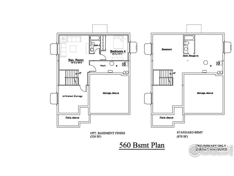 Basement Finish Floorplan