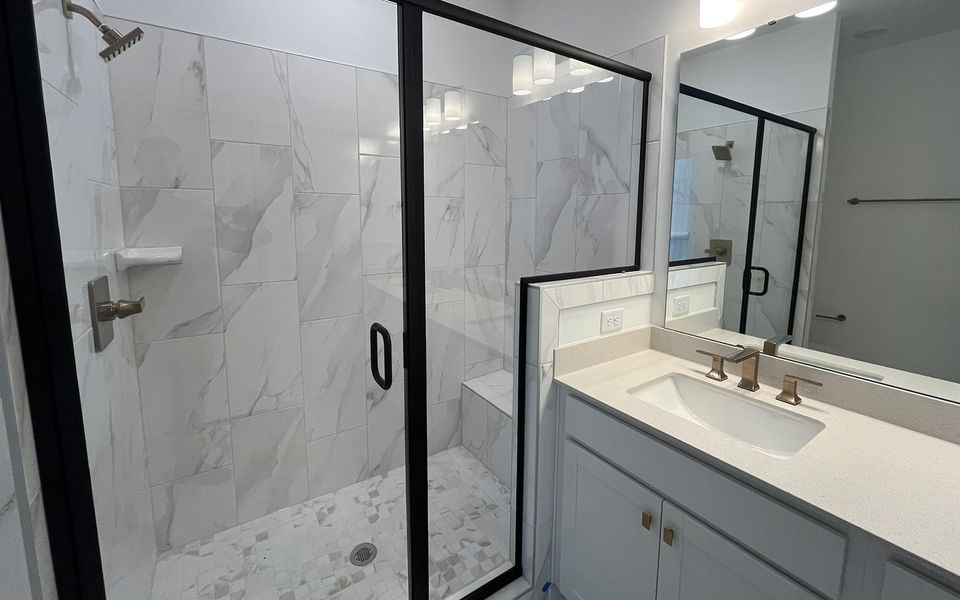 Furnished interior view inside a new home in Townhomes at Wendell Falls, Wendell (Image 9).