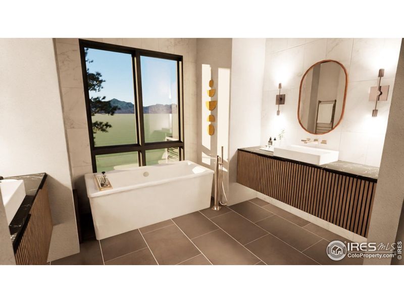 Furnished interior view inside a new home in , Boulder (Image 4).