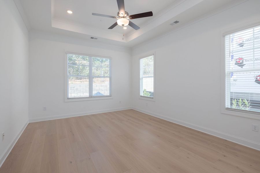 Master bedroom located on the main level