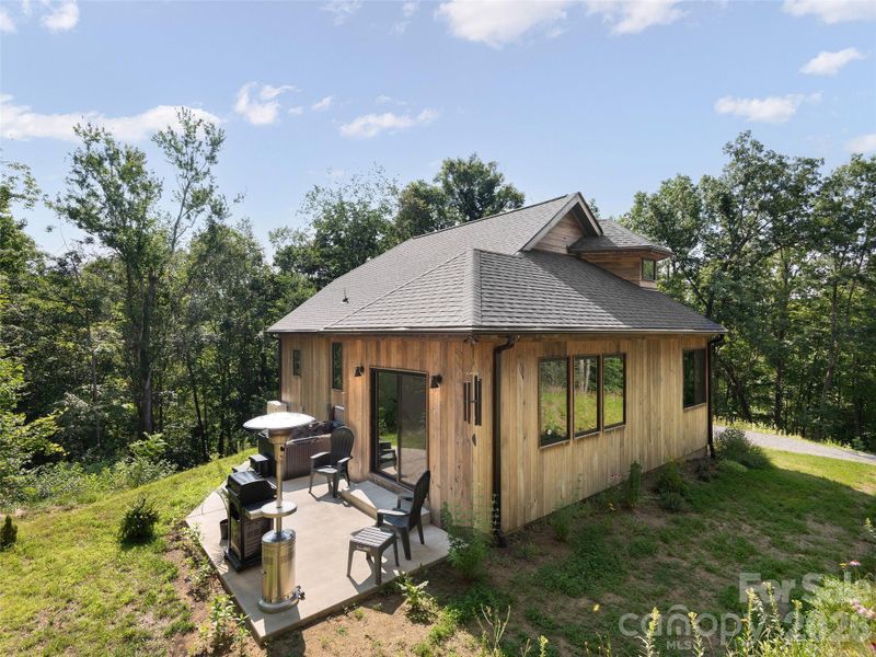 Exterior details and patio area of a home in , Mars Hill (Image 23).