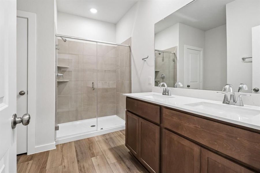 Furnished interior view inside a new home in Overland Grove, Forney (Image 8).