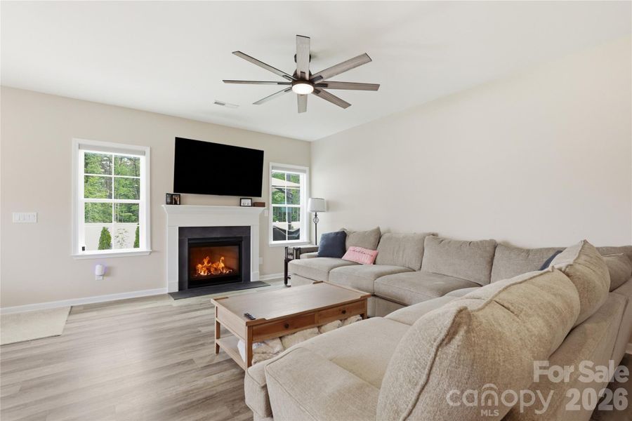 Furnished interior view inside a new home in , Advance (Image 11).