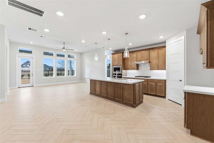Furnished interior view inside a new home in Elyson, Katy (Image 10).