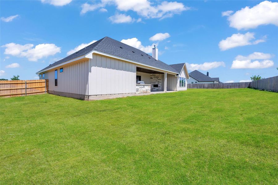 Exterior details and patio area of a home in King Oaks, Salado (Image 2). Exterior details and patio area of a home in King Oaks, Salado (Image 2).