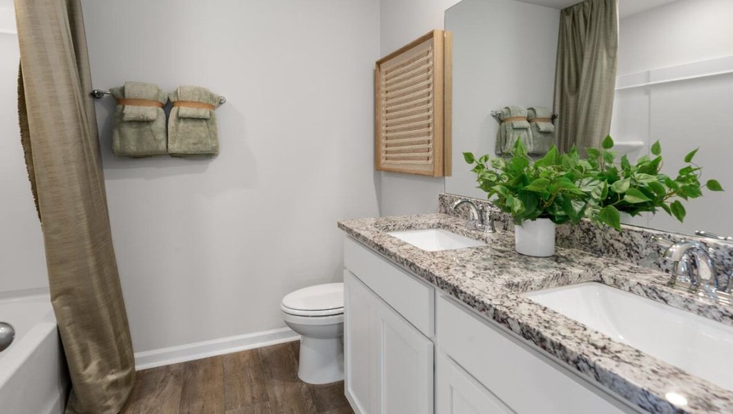 Furnished interior view inside a new home in The Willows at Blake Farm, Wilmington (Image 25).