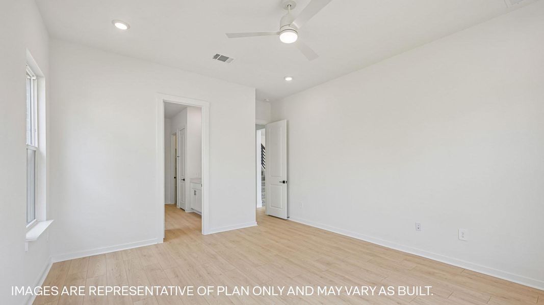 Representative unfurnished interior of a home built from the The Keller by D.R. Horton in The Enclave at Bar W Ranch, Leander (Image 21).
