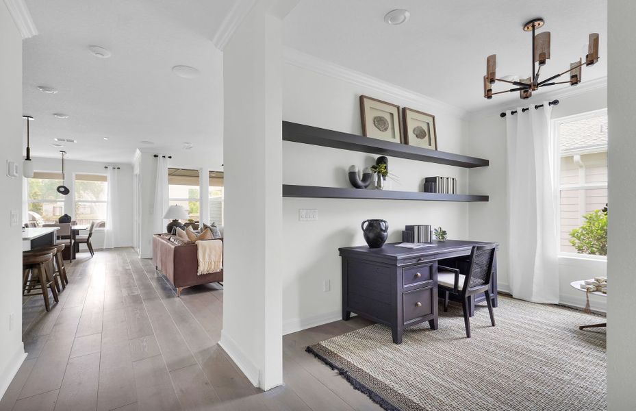 Representative furnished interior of a home built from the Mystique Grand by Pulte Homes in Double Branch, Middleburg (Image 14).
