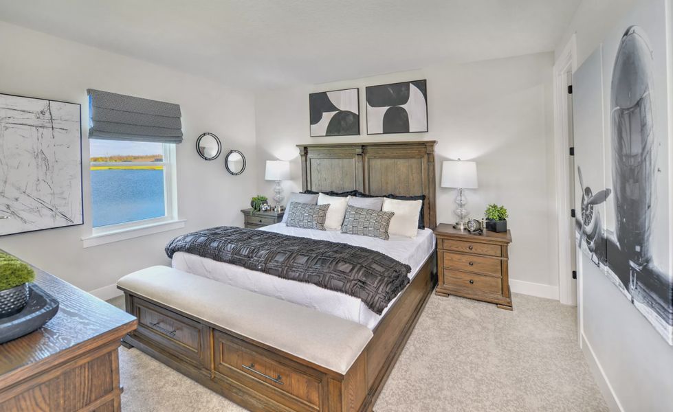 Furnished interior view inside a new home in Waterset, Apollo Beach (Image 50).