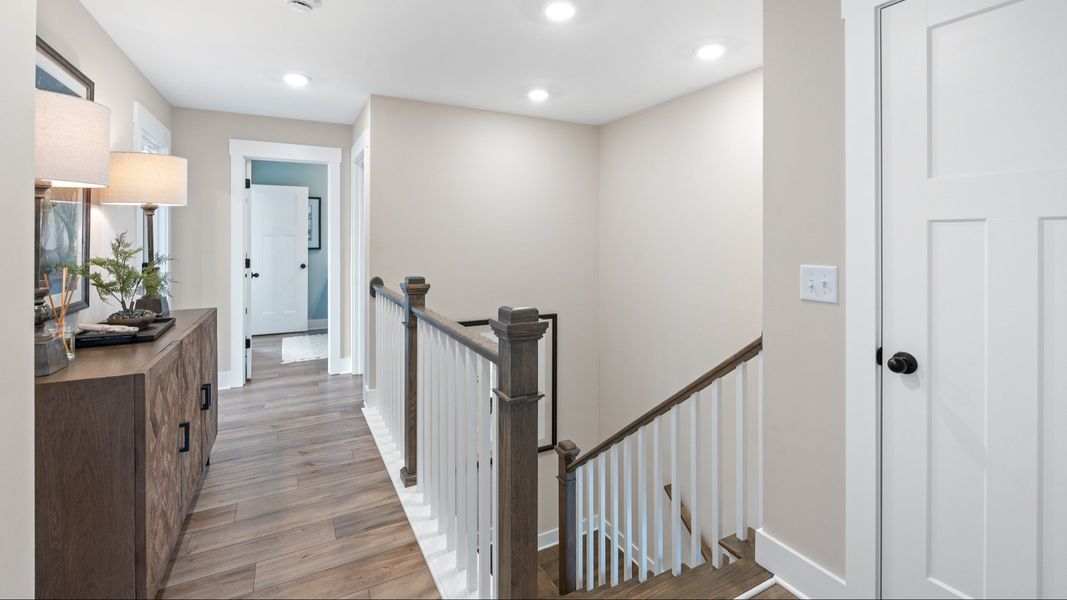 Representative furnished interior of a home built from the Finley by DRB Homes in Foxbank, Gray Court (Image 34).