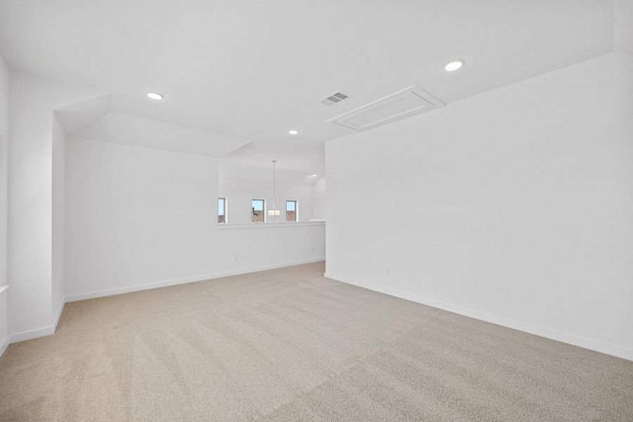 Game Room in the Oak home plan by Trophy Signature Homes – REPRESENTATIVE PHOTO Game Room in the Oak home plan by Trophy Signature Homes – REPRESENTATIVE PHOTO