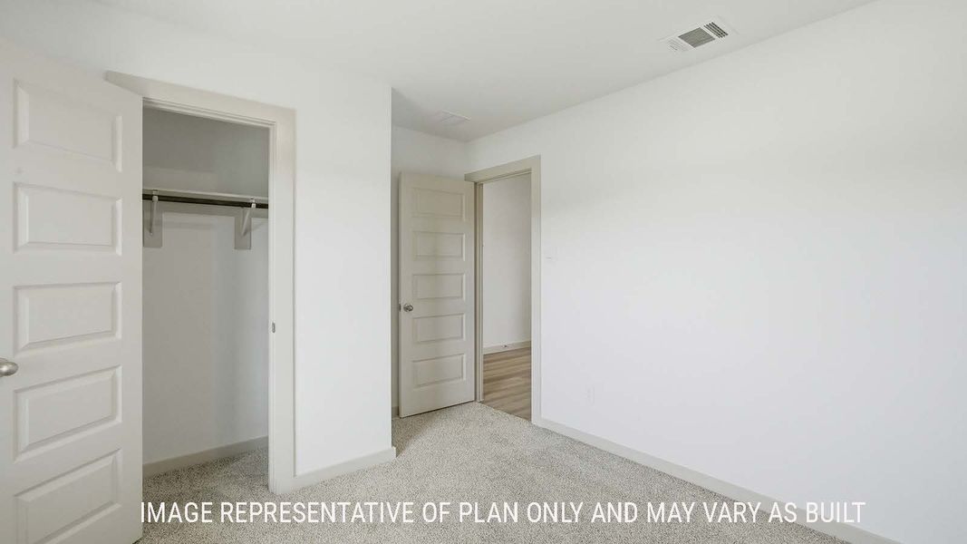 Representative unfurnished interior of a home built from the Lakeway by D.R. Horton in Reserve at Mallard Lakes, Orange (Image 24).