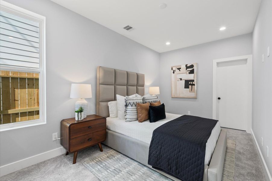 Furnished interior view inside a new home in , Houston (Image 23). Furnished interior view inside a new home in , Houston (Image 23).