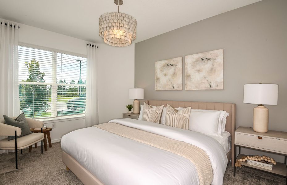 Furnished interior view inside a new home in Del Webb Stone Creek, Ocala (Image 4).