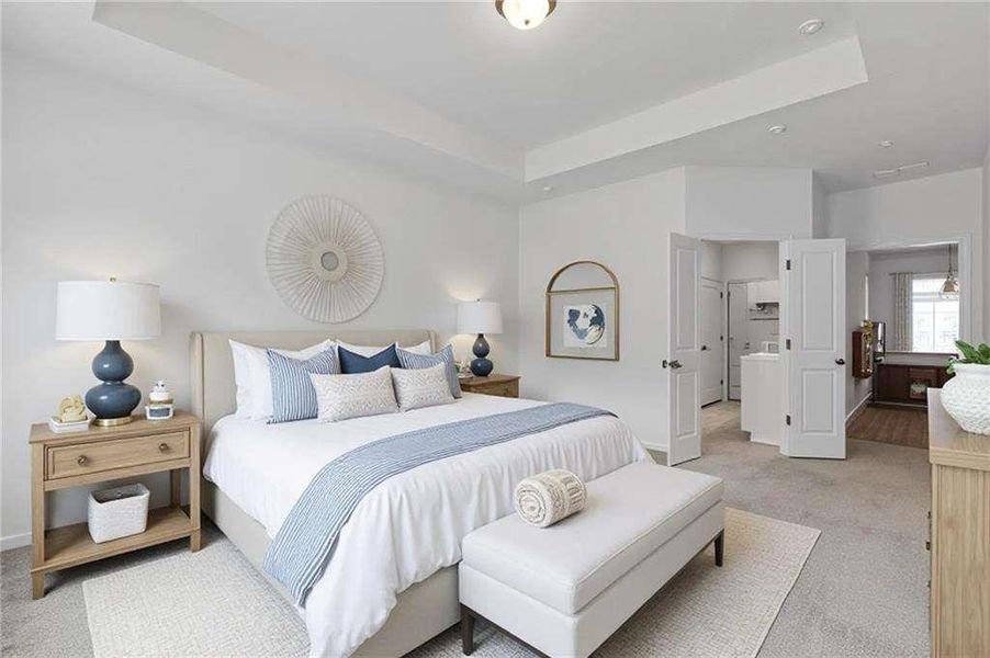 Furnished interior view inside a new home in Creekwood, Powder Springs (Image 6).