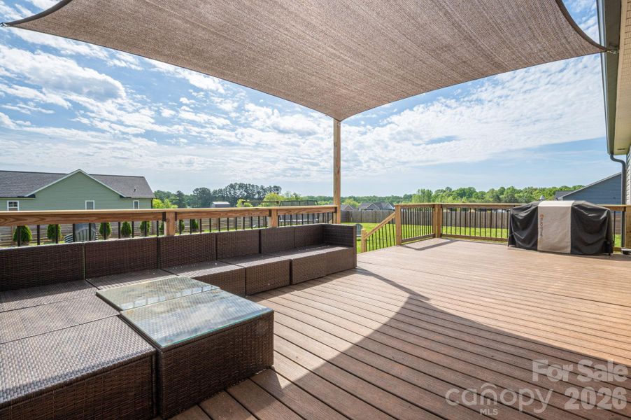 Exterior details and patio area of a home in , Lincolnton (Image 26).