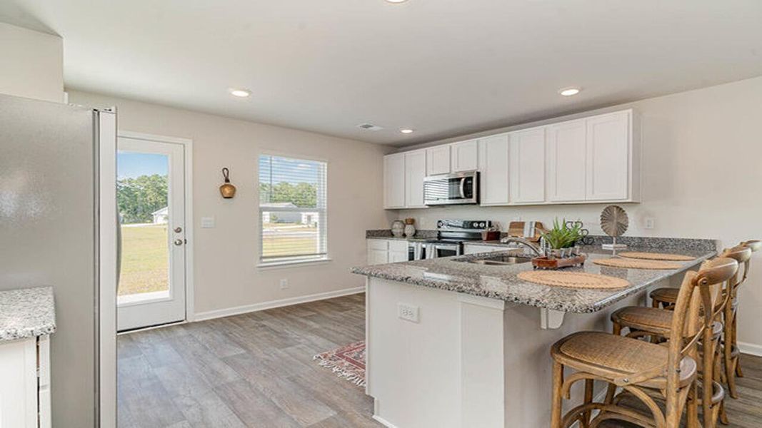 Furnished interior view inside a new home in The Park at Wilkinson, Orangeburg (Image 3).