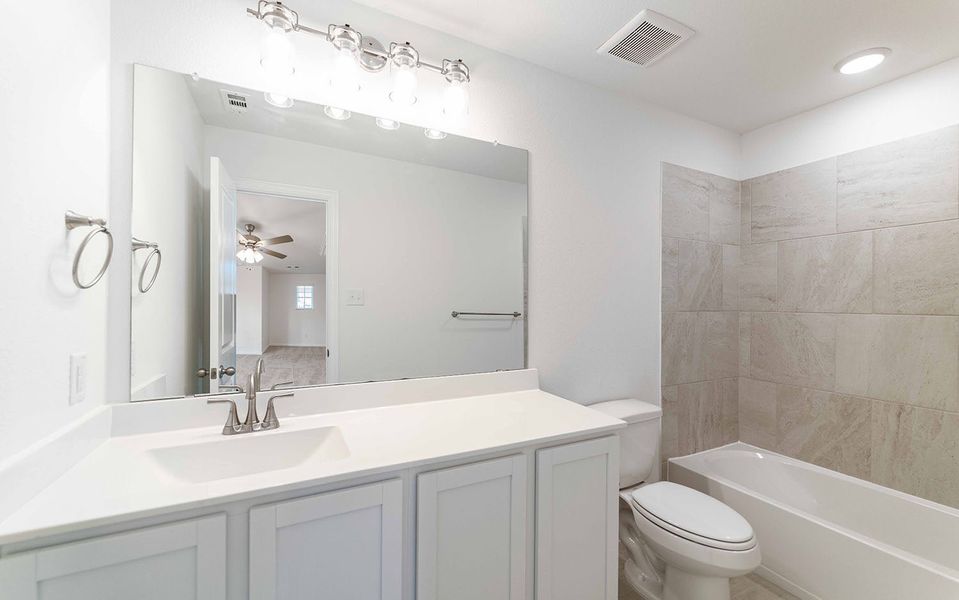 Furnished interior view inside a new home in Travis Ranch, Forney (Image 6).